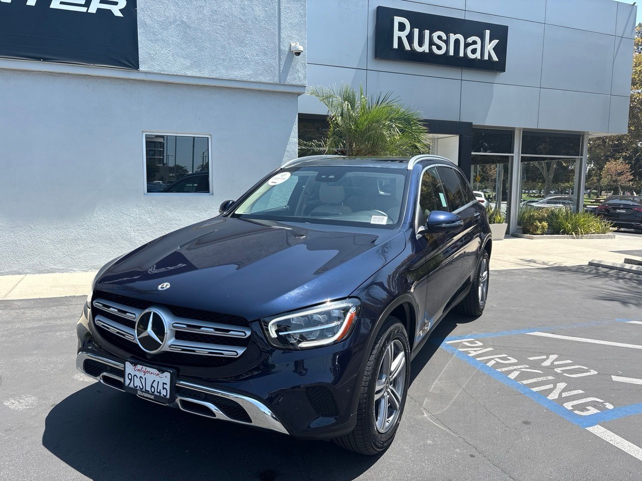 Lunar Blue Metallic 2022 Mercedes-Benz GLC SUV / Crossover Rear-Wheel Drive 9-Speed Automatic