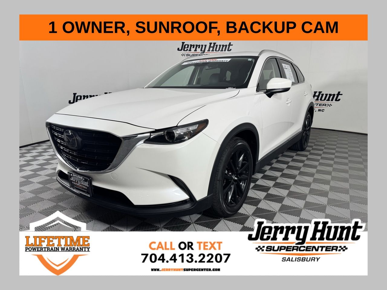 Snowflake White Pearl Mica 2023 Mazda CX-9 Touring Plus AWD SUV / Crossover All-Wheel Drive 6-Speed Automatic