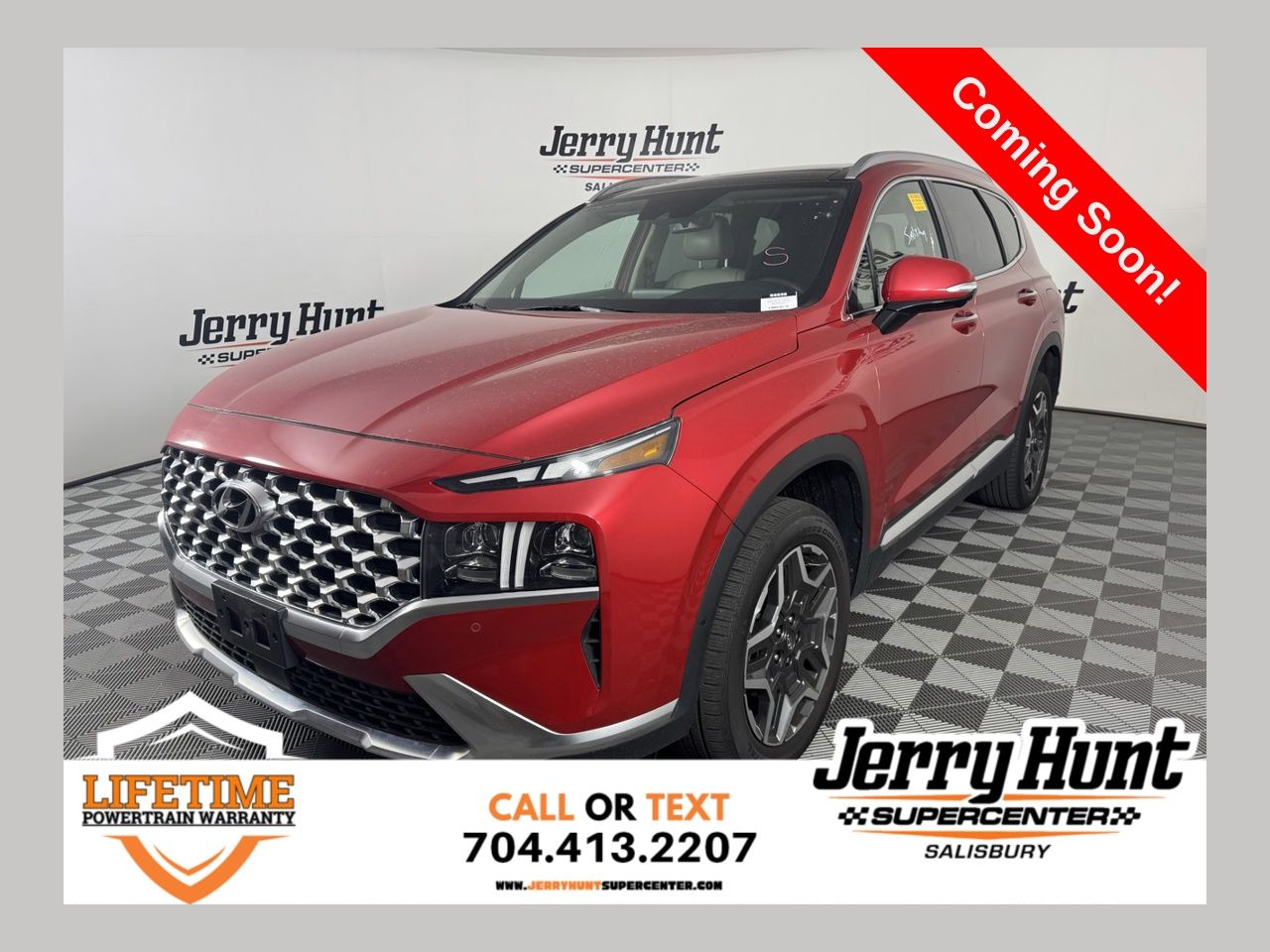 Calypso Red 2023 Hyundai Santa Fe Limited AWD SUV / Crossover All-Wheel Drive Automatic