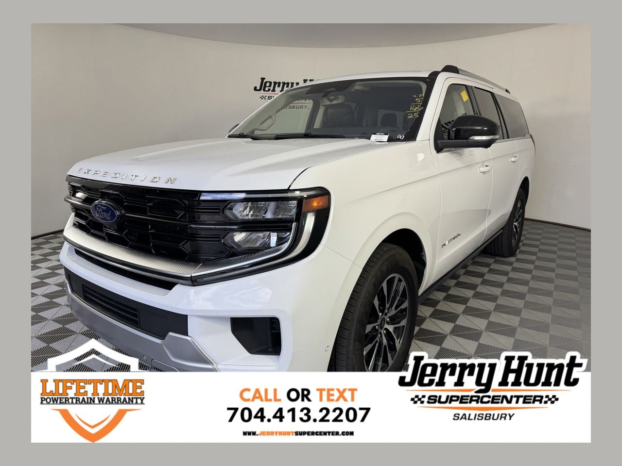 Oxford White 2025 Ford Expedition MAX Platinum 4WD SUV / Crossover Four-Wheel Drive Automatic