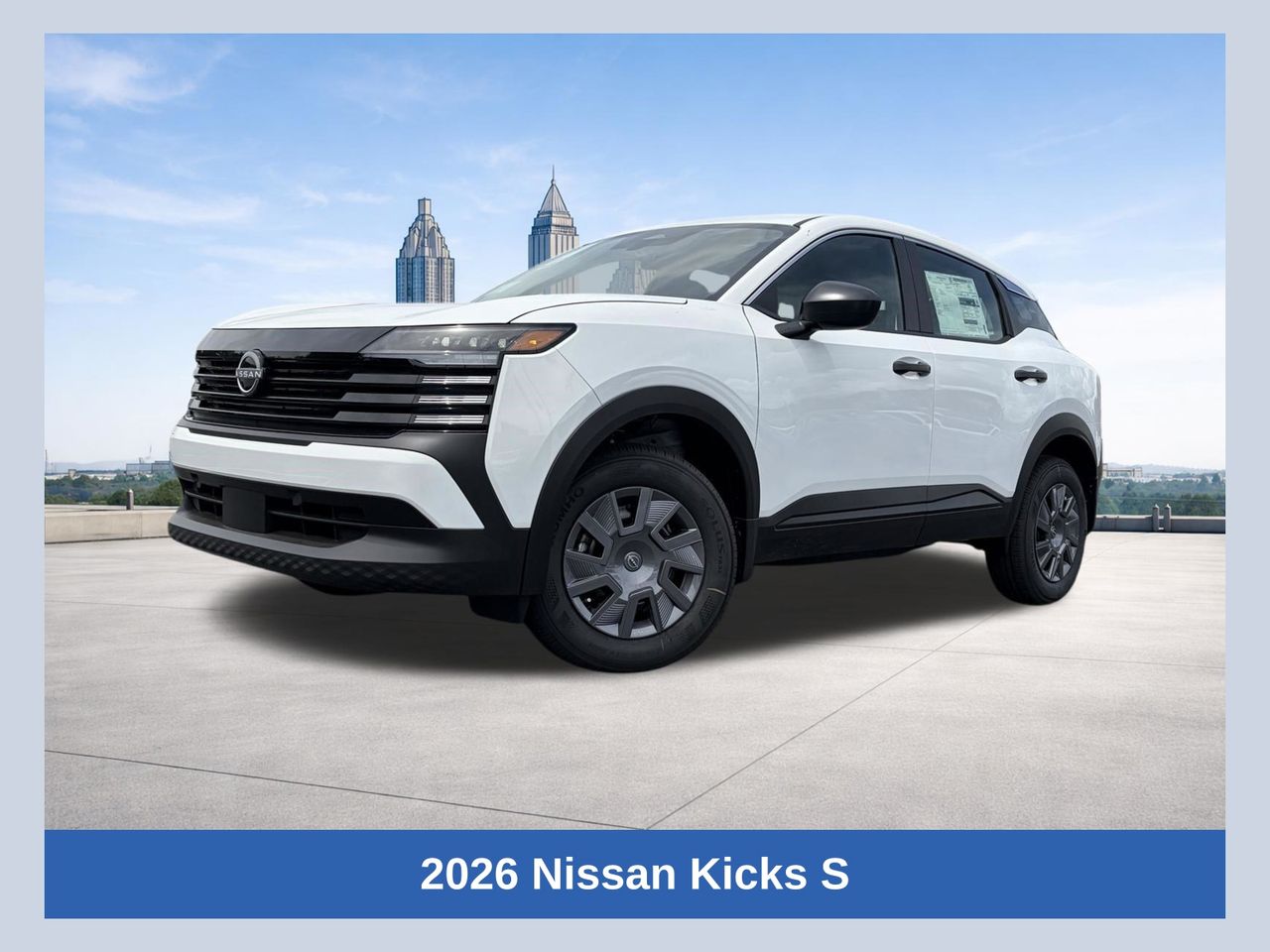White (Fresh Powder) 2026 Nissan Kicks SUV / Crossover Front-Wheel Drive Continuously Variable Transmission