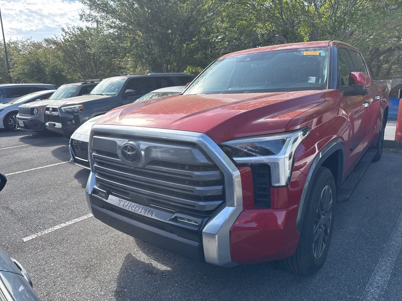 Supersonic Red 2023 Toyota Tundra Limited CrewMax Cab RWD Pickup Truck 4X2 Automatic