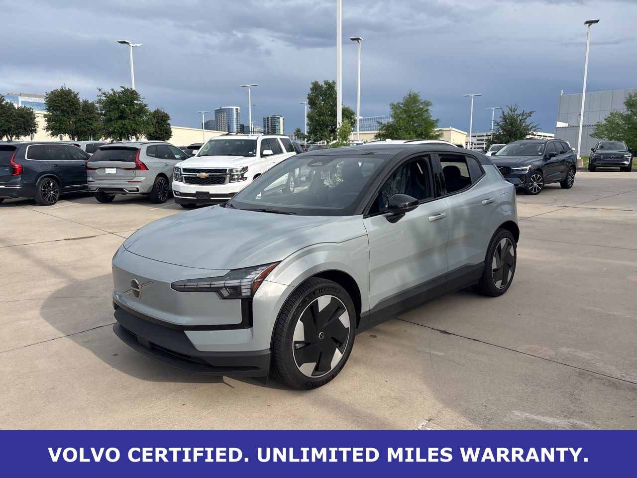 Gray (Vapour Grey Metallic) 2025 Volvo EX30 Twin Plus eAWD SUV / Crossover All-Wheel Drive 1-Speed Automatic