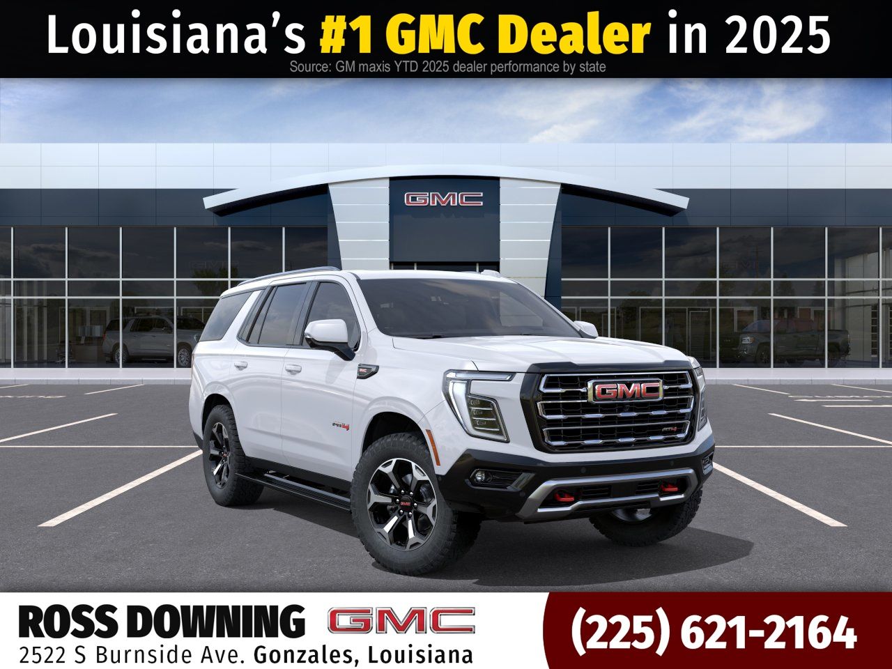 Summit White 2026 GMC Yukon SUV / Crossover Four-Wheel Drive