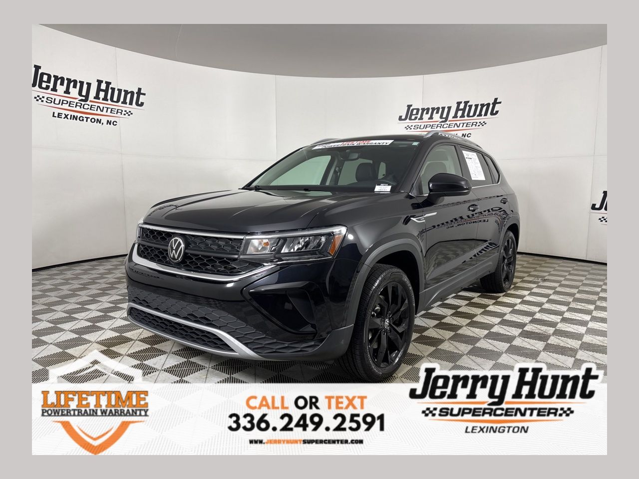 Deep Black 2023 Volkswagen Taos SE 4Motion SUV / Crossover All-Wheel Drive 7-Speed Dual Clutch