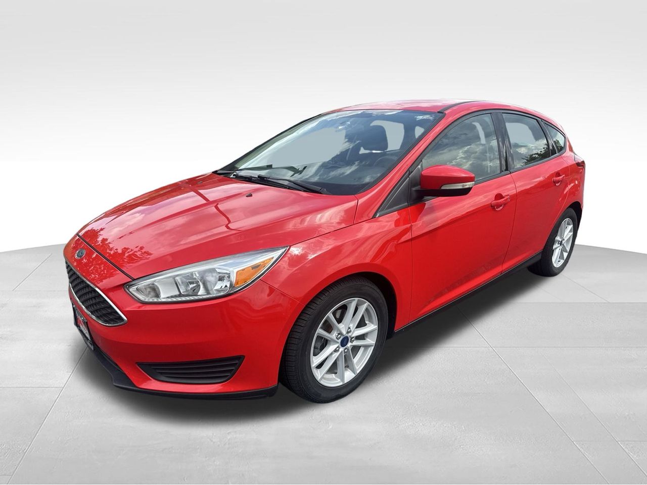 Red 2017 Ford Focus Hatchback Front-Wheel Drive 6-Speed Automatic