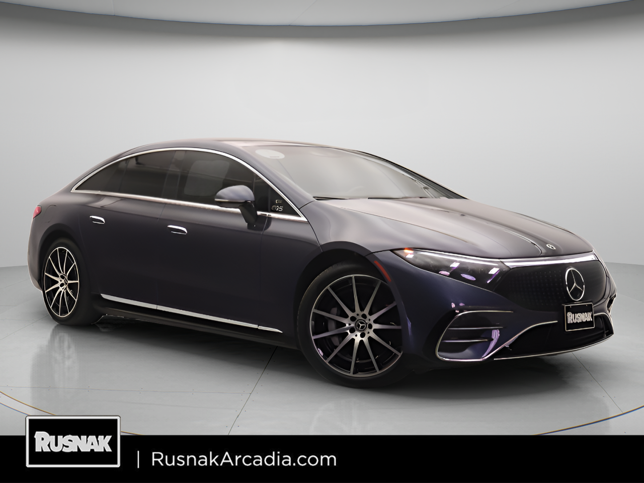 Twilight Blue Metallic 2023 Mercedes-Benz EQS 580 4MATIC AWD Sedan All-Wheel Drive 1-Speed Automatic