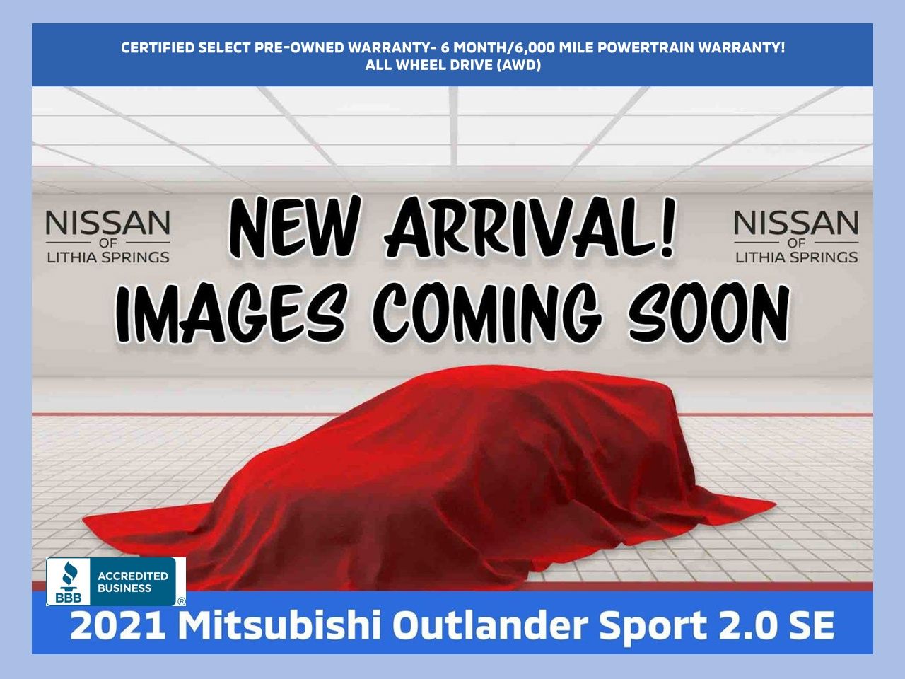 Black 2021 Mitsubishi Outlander Sport SUV / Crossover All-Wheel Drive Continuously Variable Transmission