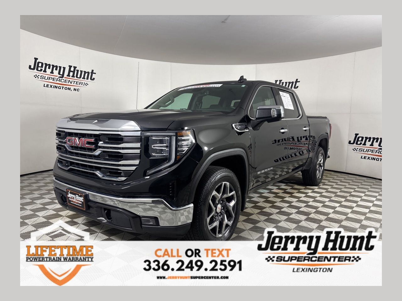 Onyx Black 2023 GMC Sierra 1500 Pickup Truck Four-Wheel Drive Automatic