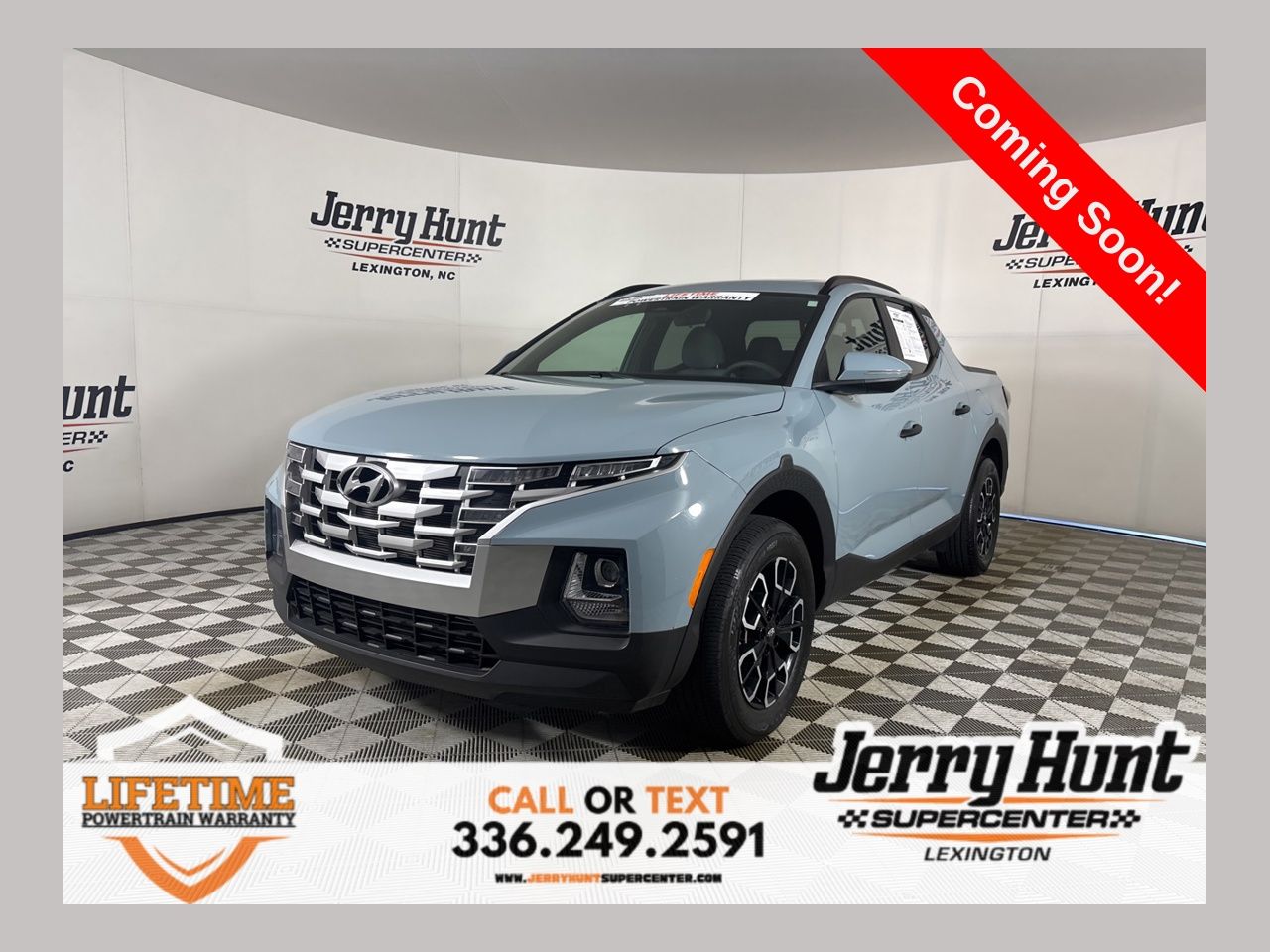 Blue / Stone 2022 Hyundai Santa Cruz SEL Crew Cab FWD Pickup Truck Front-Wheel Drive 8-Speed Automatic