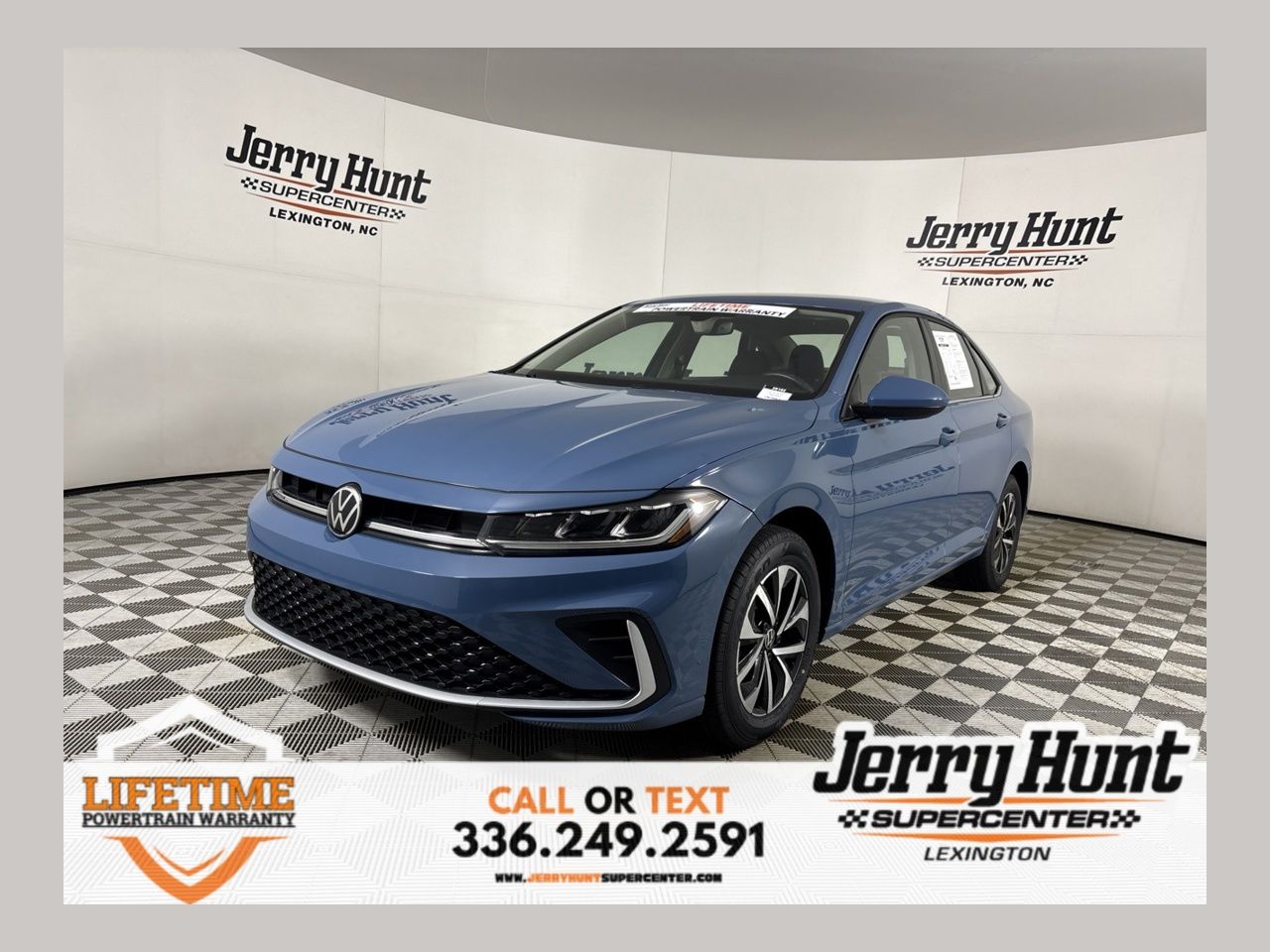 Blue 2025 Volkswagen Jetta Sedan Front-Wheel Drive 8-Speed Automatic