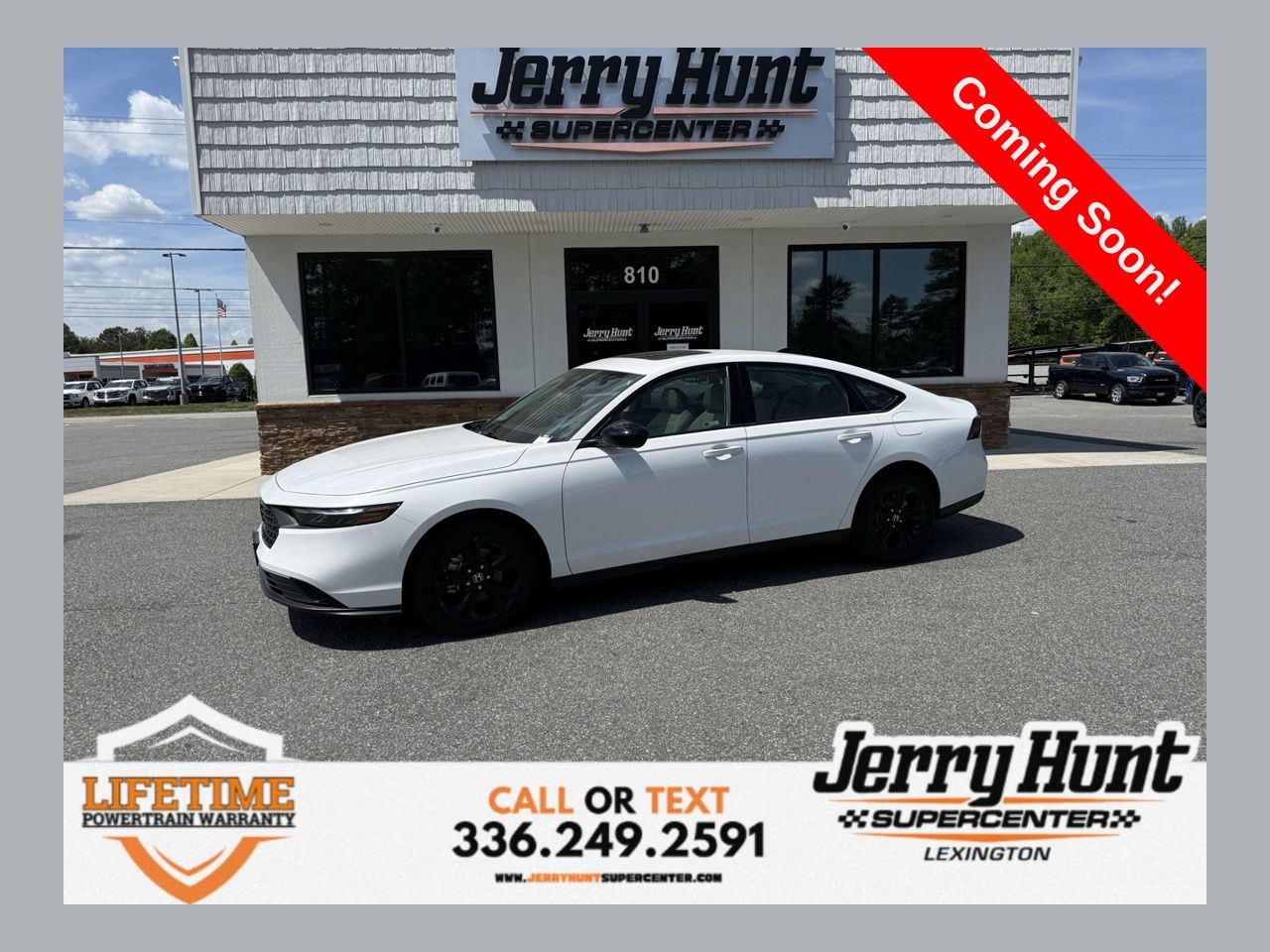 White 2025 Honda Accord SE FWD Sedan Front-Wheel Drive Continuously Variable Transmission