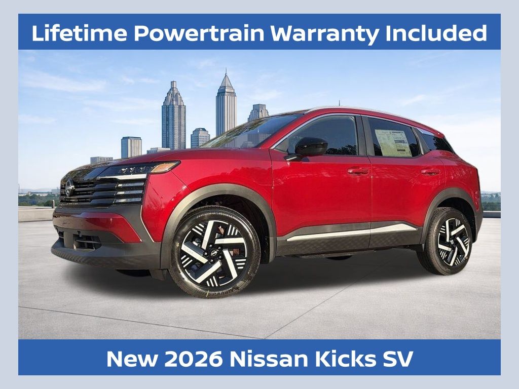 Red (Scarlet Ember Tintcoat) 2026 Nissan Kicks SV FWD SUV / Crossover Front-Wheel Drive Continuously Variable Transmission