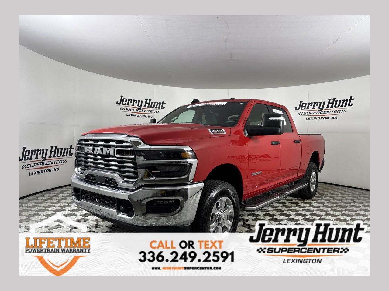 Flame Red Clearcoat 2026 RAM 2500 Pickup Truck Four-Wheel Drive 8-Speed Automatic