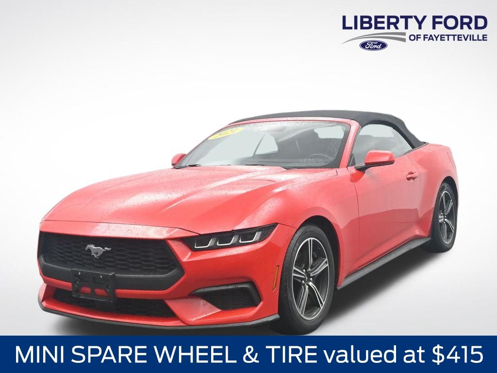 Race Red 2024 Ford Mustang Convertible Rear-Wheel Drive Automatic