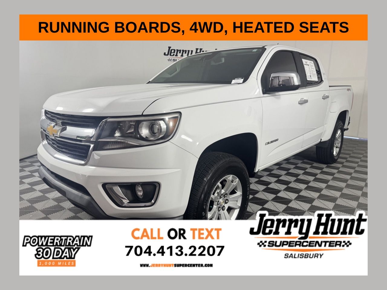 Summit White 2019 Chevrolet Colorado Pickup Truck Four-Wheel Drive 8-Speed Automatic