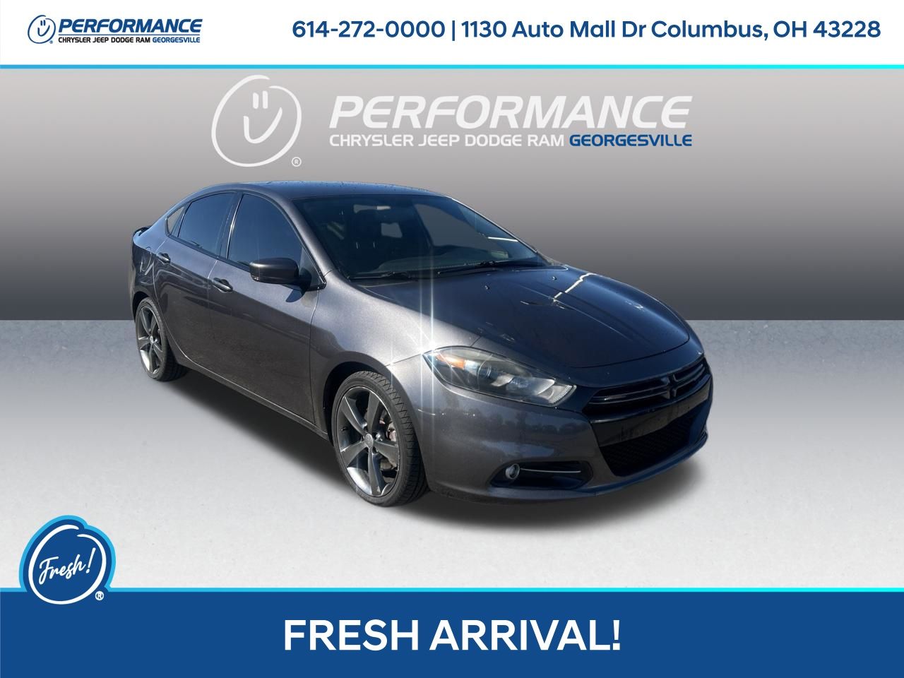 Gray (Granite Crystal Metallic Clearcoat) 2016 Dodge Dart Sedan Front-Wheel Drive 6-Speed Automatic