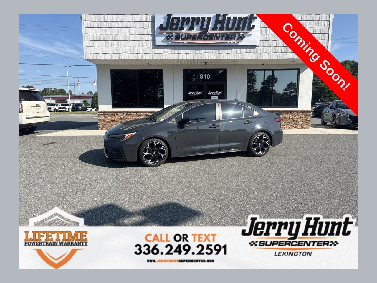 Midnight Black Metallic 2025 Toyota Corolla FX FWD Sedan Front-Wheel Drive Continuously Variable Transmission