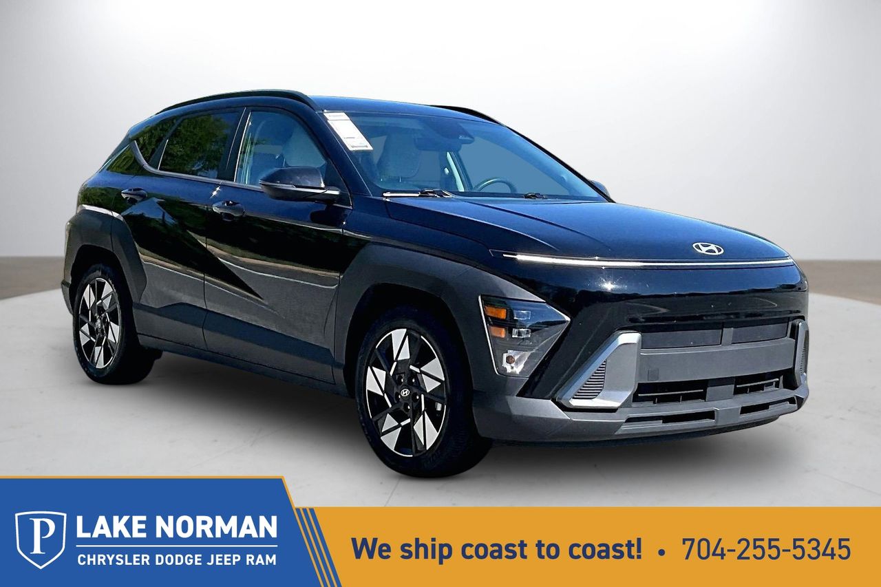 Abyss Black Pearl 2024 Hyundai Kona SEL FWD SUV / Crossover Front-Wheel Drive Continuously Variable Transmission
