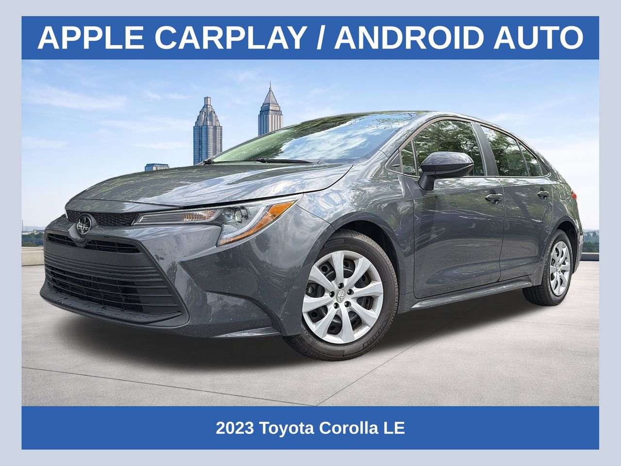 Underground 2023 Toyota Corolla LE FWD Sedan Front-Wheel Drive Continuously Variable Transmission