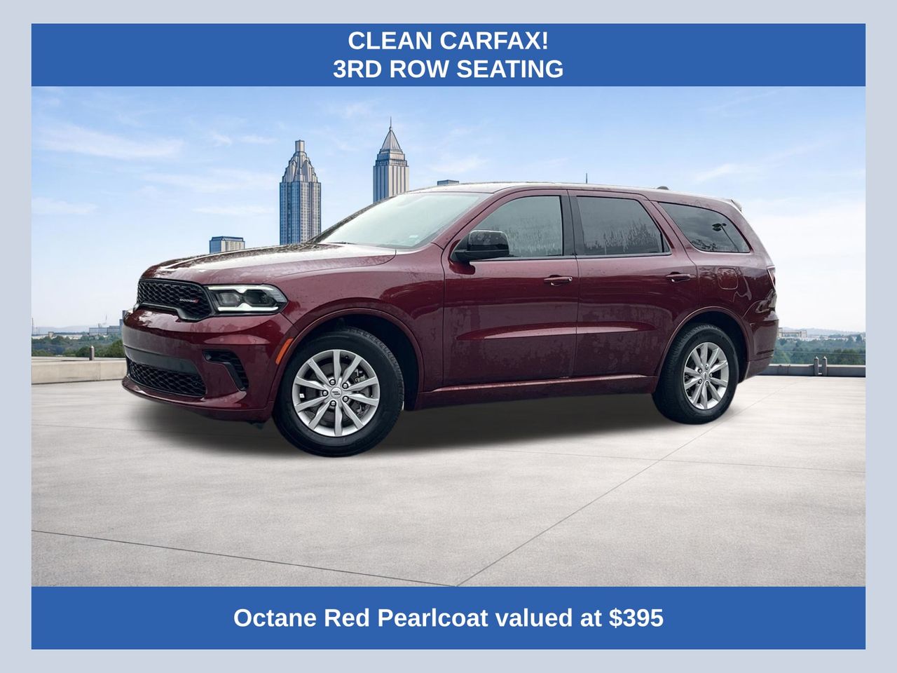 Octane Red Pearlcoat 2025 Dodge Durango GT RWD SUV / Crossover Rear-Wheel Drive 8-Speed Automatic