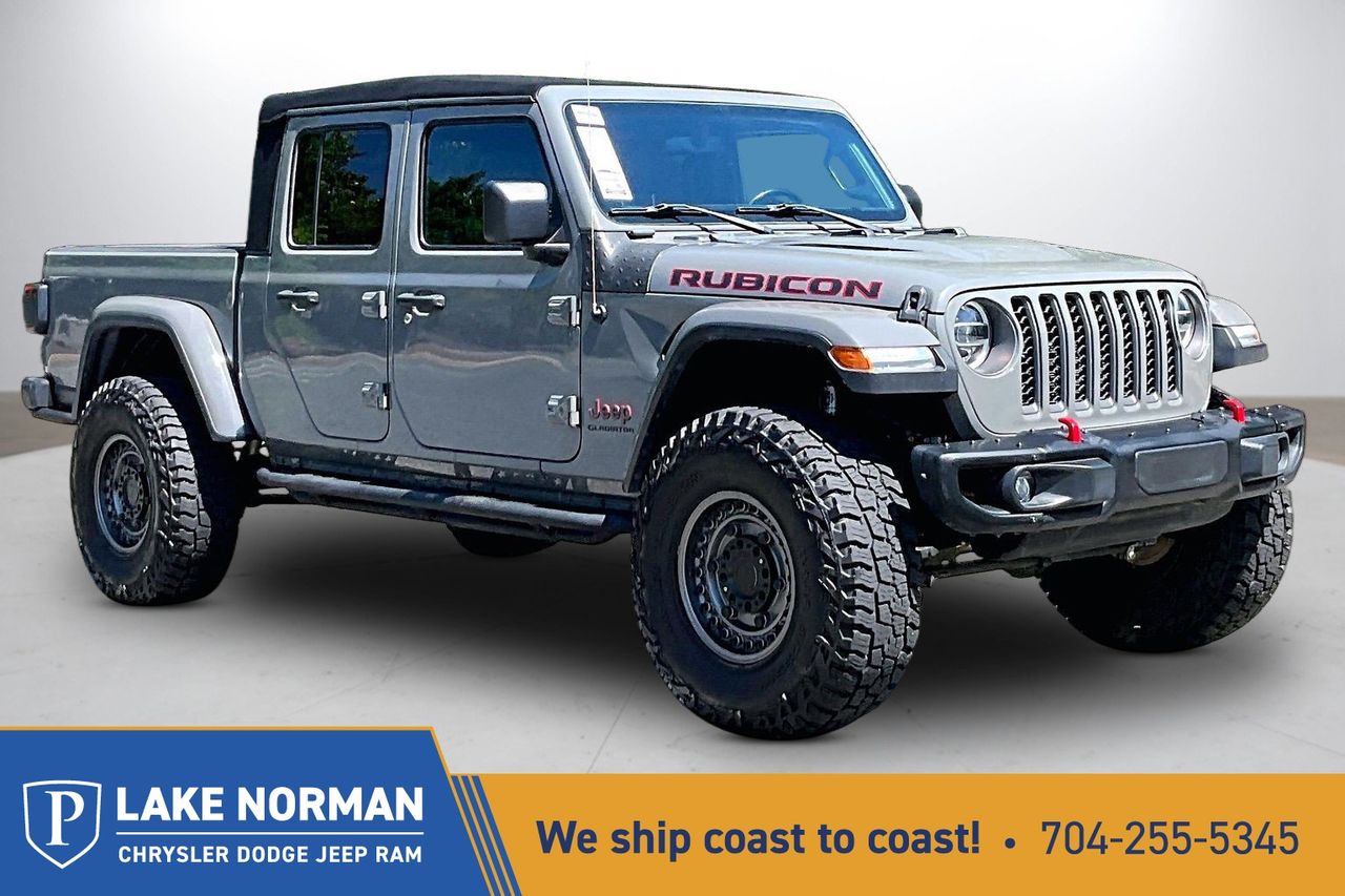 Sting-Gray Clearcoat 2021 Jeep Gladiator Rubicon Crew Cab 4WD Pickup Truck Four-Wheel Drive 8-Speed Automatic