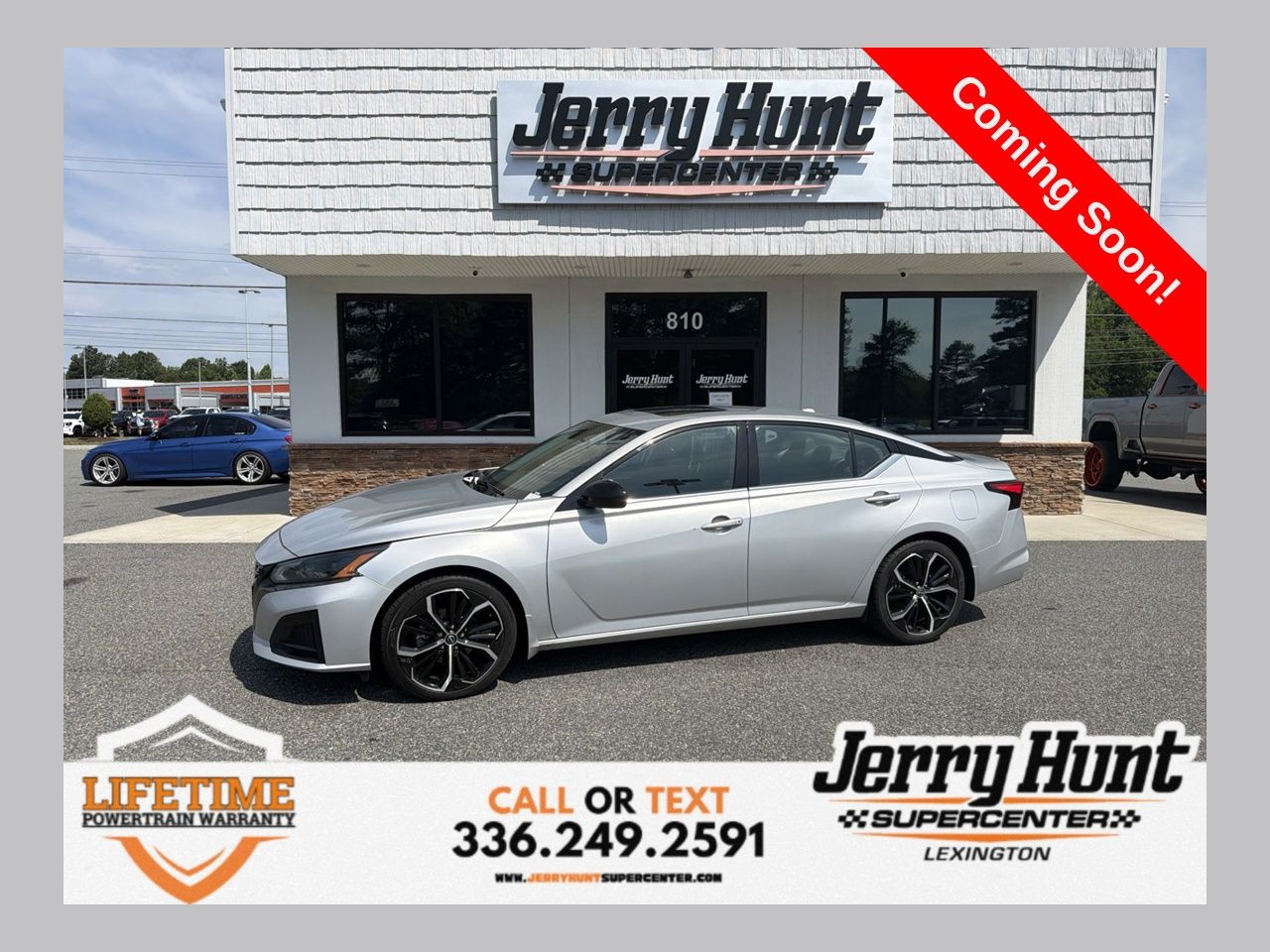 Brilliant Silver Metallic 2024 Nissan Altima Sedan Front-Wheel Drive Continuously Variable Transmission