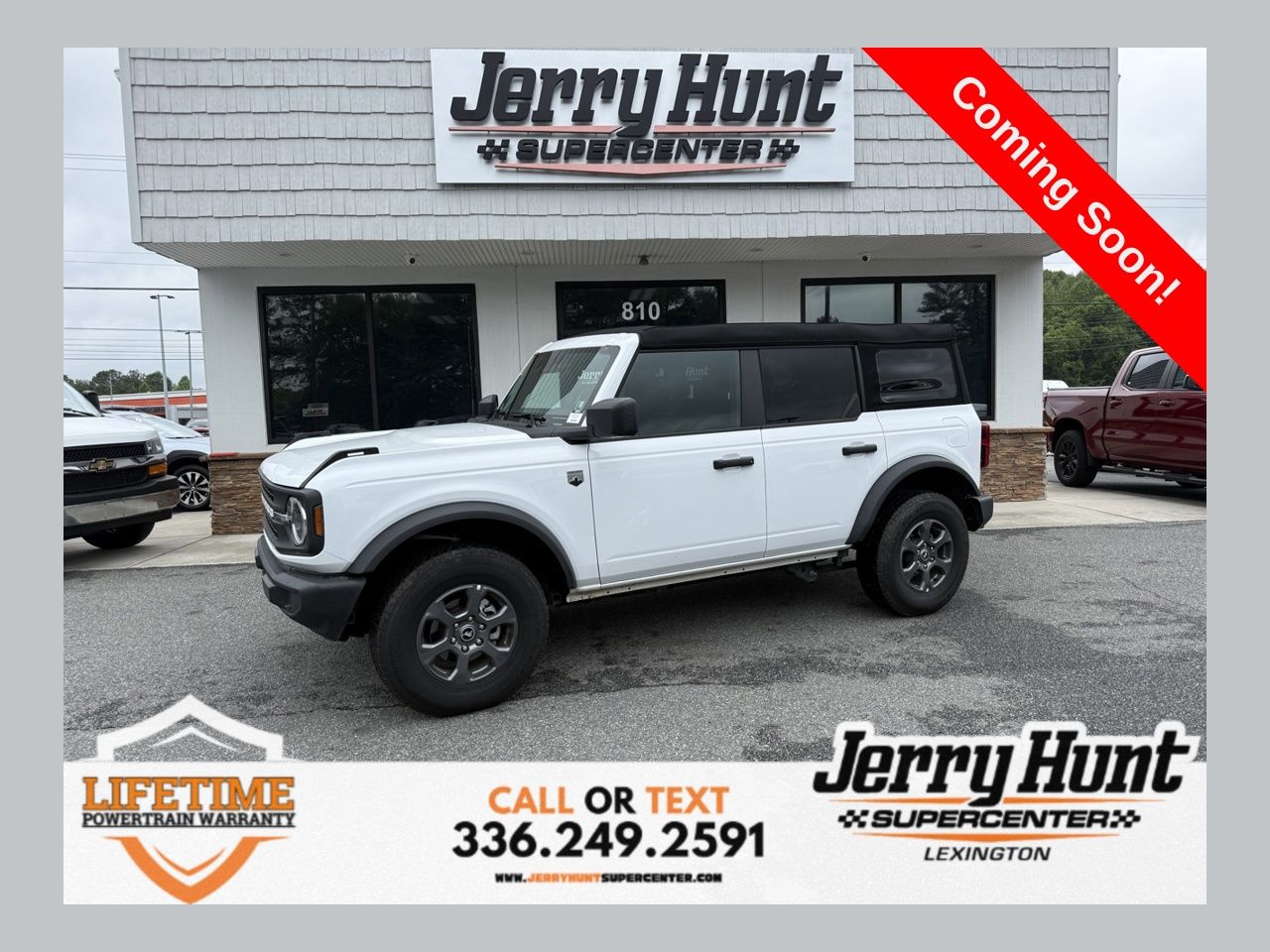 Oxford White 2025 Ford Bronco Big Bend 4-Door 4WD SUV / Crossover Four-Wheel Drive 7-Speed Manual