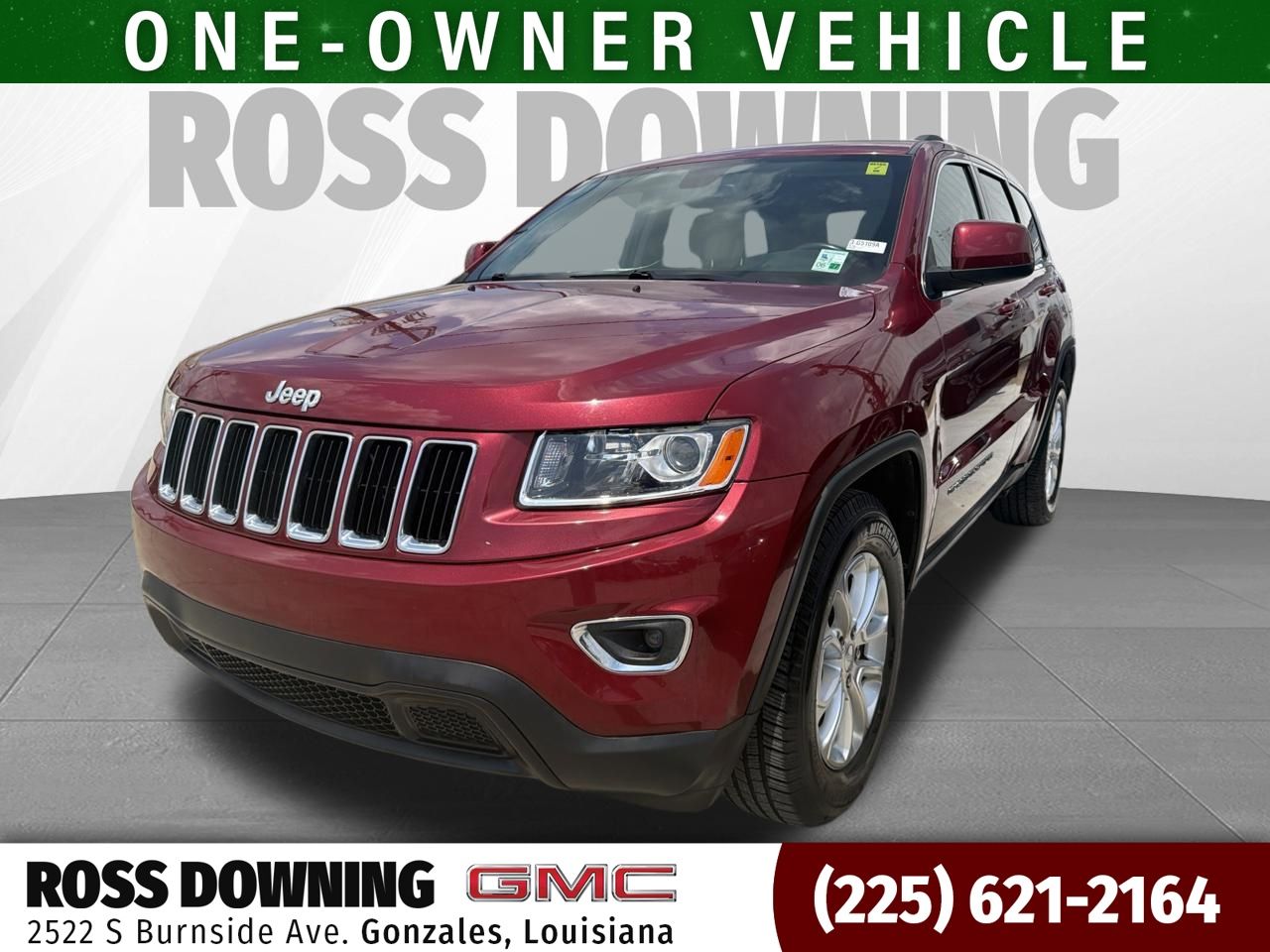 Deep Cherry Red Crystal Pearlcoat 2015 Jeep Grand Cherokee SUV / Crossover 4X2 8-Speed Automatic