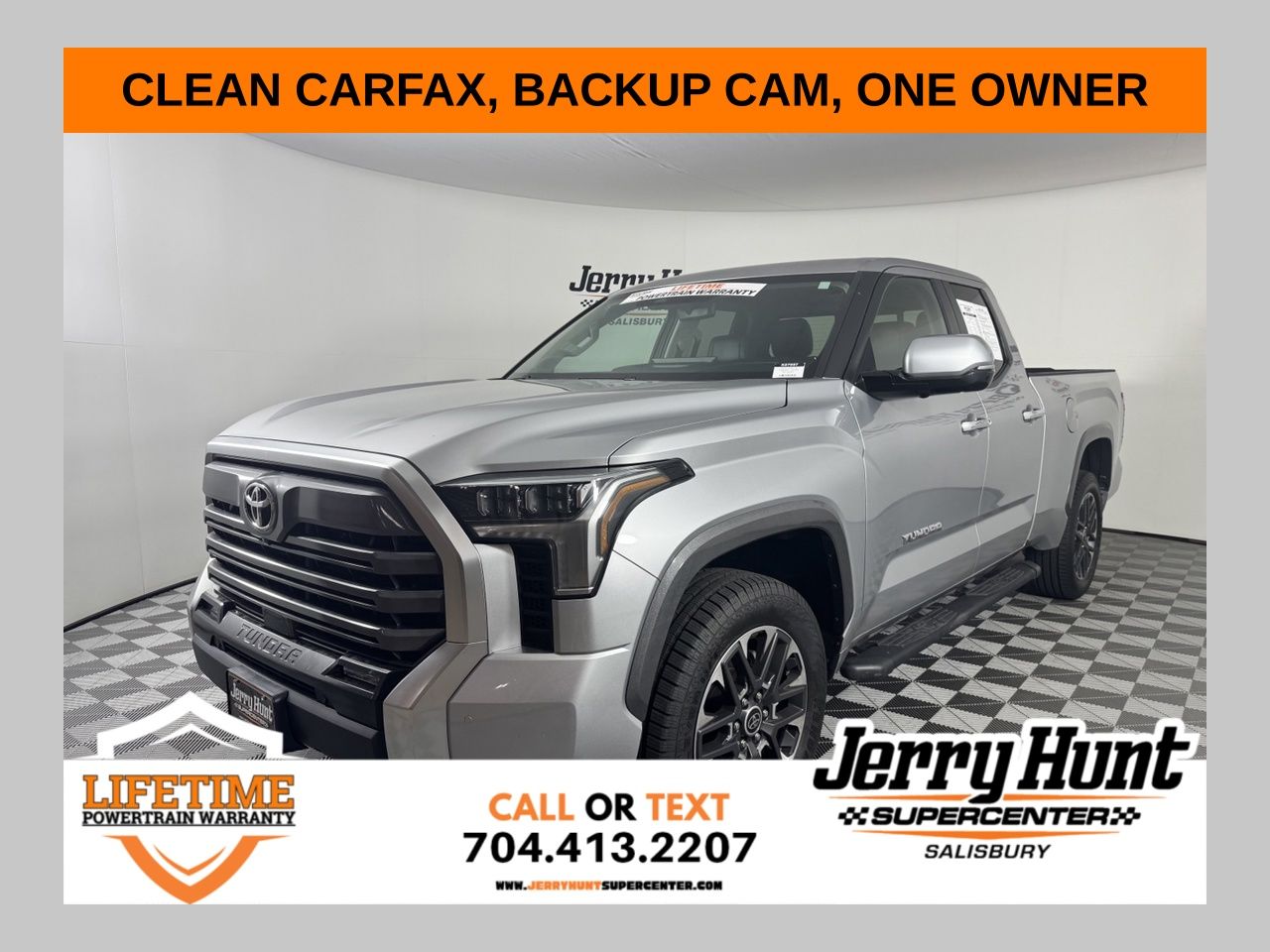 Celestial Silver Metallic 2024 Toyota Tundra Pickup Truck Four-Wheel Drive Automatic