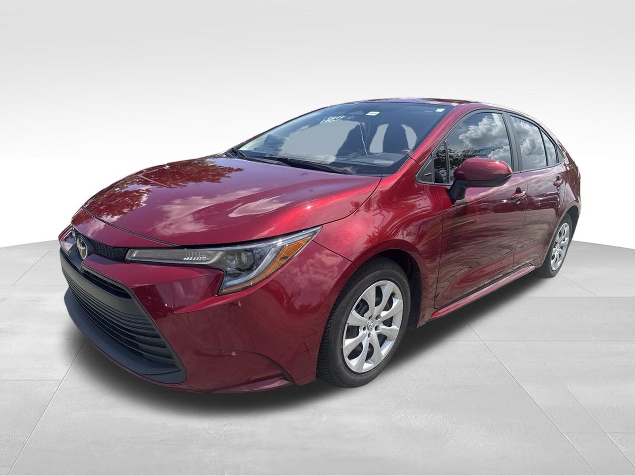 Red (Ruby Flare Pearl) 2024 Toyota Corolla Sedan Front-Wheel Drive Continuously Variable Transmission