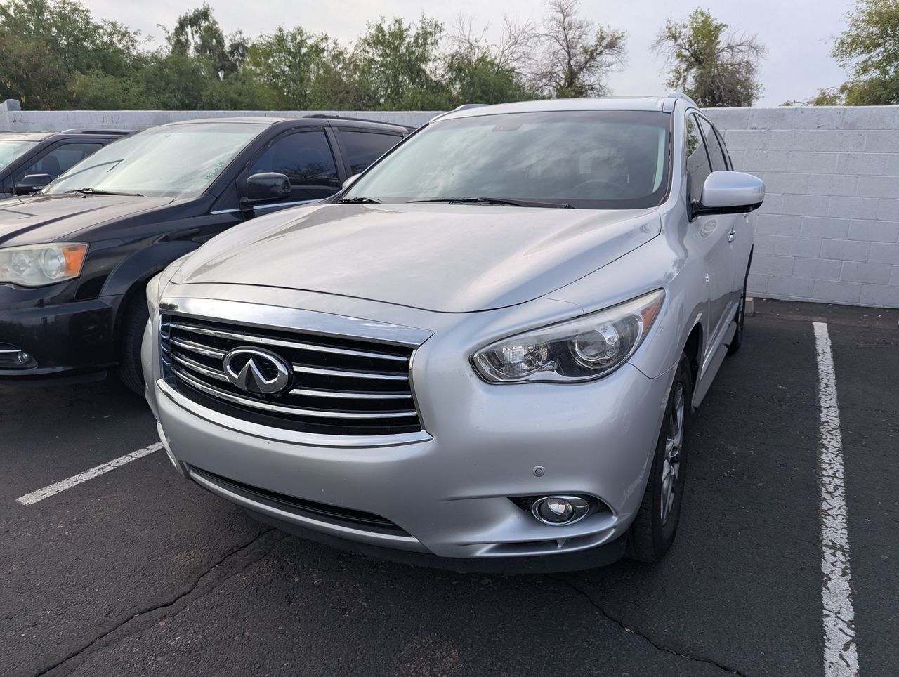 Gray (Liquid Platinum) 2015 INFINITI QX60 FWD SUV / Crossover Front-Wheel Drive Continuously Variable Transmission