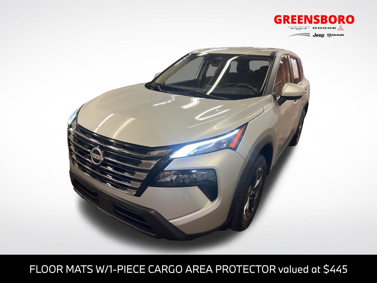 Brilliant Silver Metallic 2024 Nissan Rogue SV FWD SUV / Crossover Front-Wheel Drive Continuously Variable Transmission