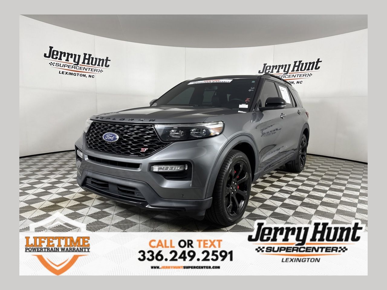 Gray Metallic 2023 Ford Explorer SUV / Crossover All-Wheel Drive Automatic