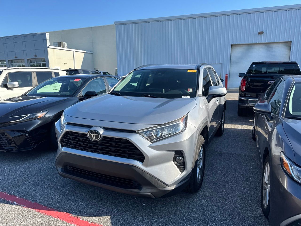 Silver Sky Metallic 2020 Toyota RAV4 SUV / Crossover Front-Wheel Drive 8-Speed Automatic