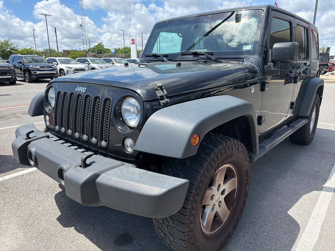 Black Clearcoat 2016 Jeep Wrangler Unlimited Sport 4WD SUV / Crossover Four-Wheel Drive 5-Speed Automatic