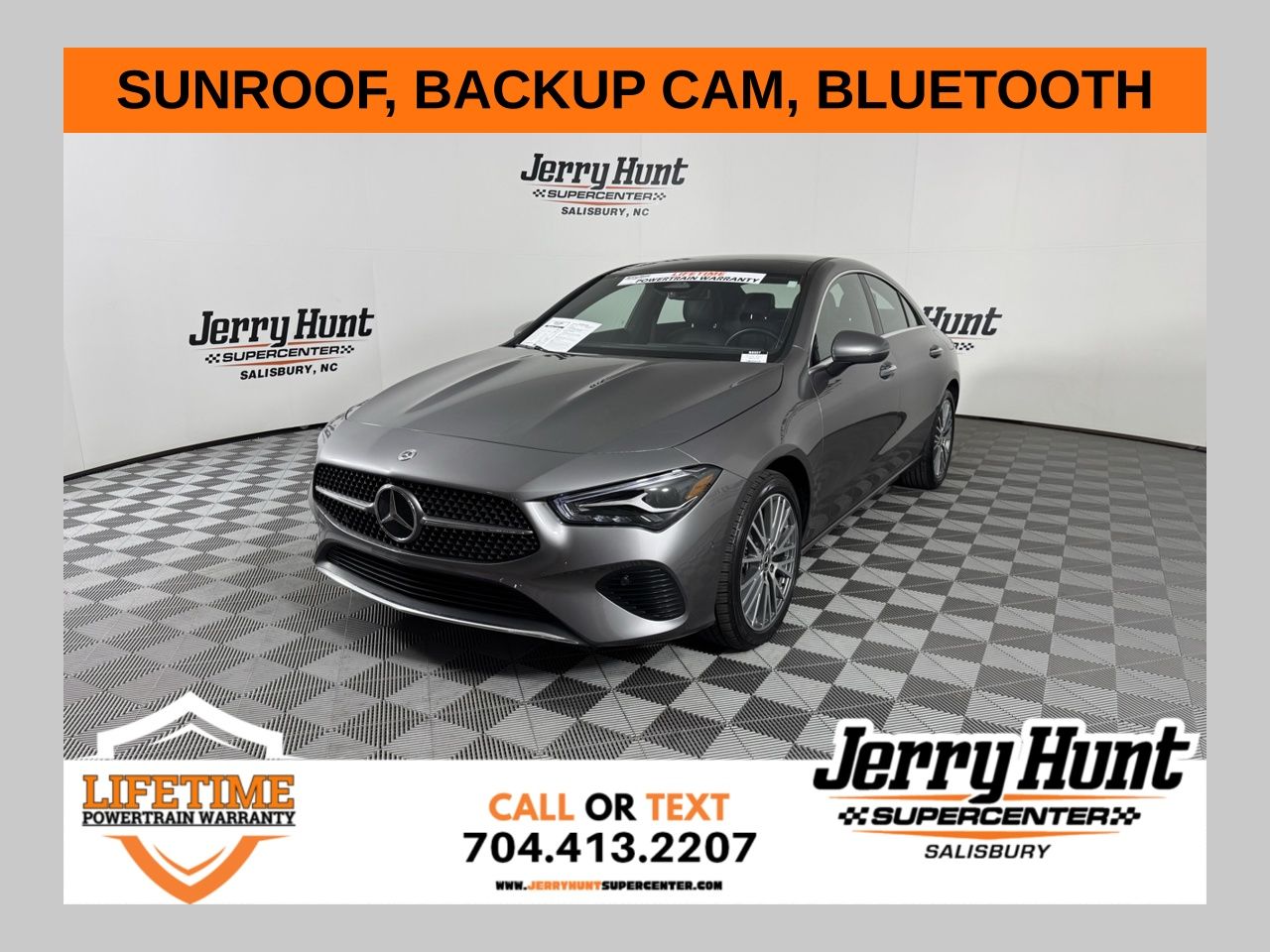 Gray 2025 Mercedes-Benz CLA 250 FWD Coupe Front-Wheel Drive 8-Speed Dual Clutch