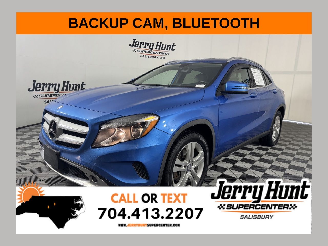 Blue 2015 Mercedes-Benz GLA SUV / Crossover All-Wheel Drive 7-Speed Automatic