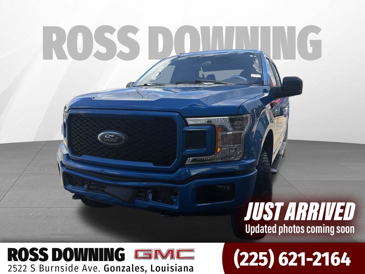 Blue Metallic 2019 Ford F-150 Pickup Truck Four-Wheel Drive Automatic