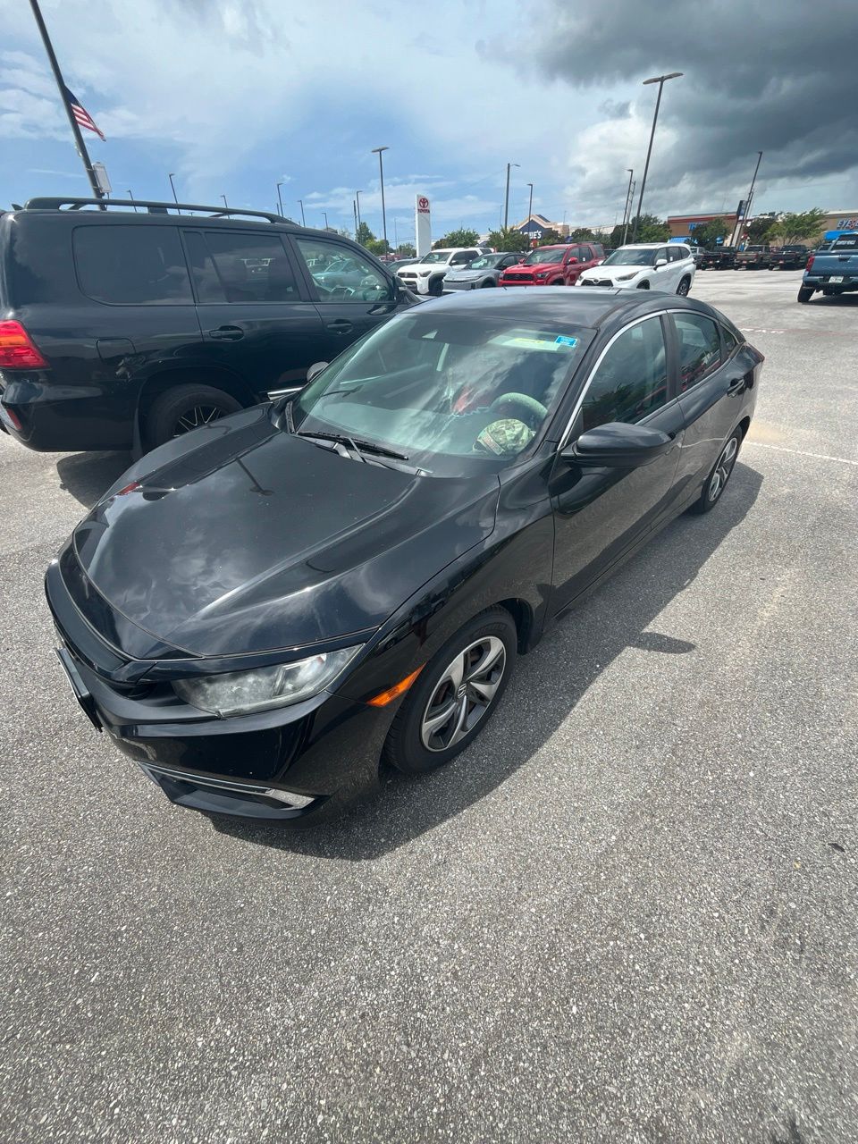 Black Metallic 2020 Honda Civic Sedan Front-Wheel Drive Continuously Variable Transmission