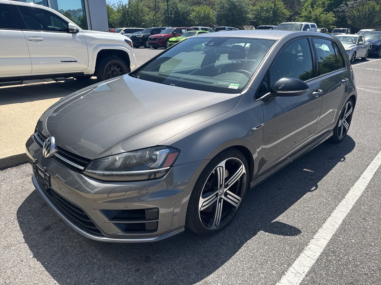 Gray Metallic 2016 Volkswagen Golf R 4-Door with DCC and Navigation Hatchback All-Wheel Drive 6-Speed Manual