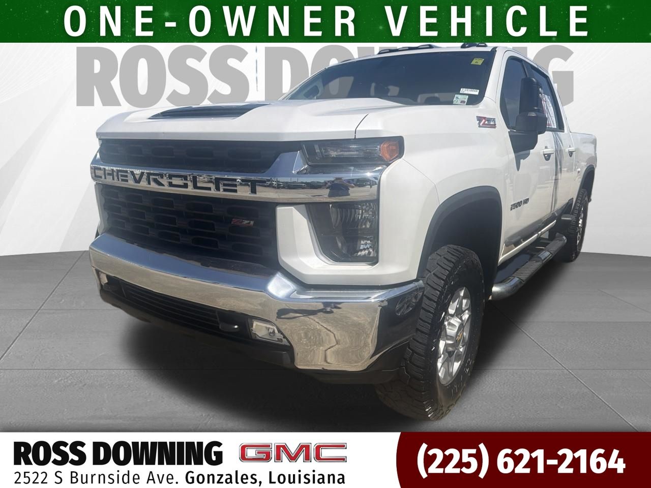 White (Iridescent Pearl Tricoat) 2022 Chevrolet Silverado 2500HD Pickup Truck Four-Wheel Drive 6-Speed Automatic