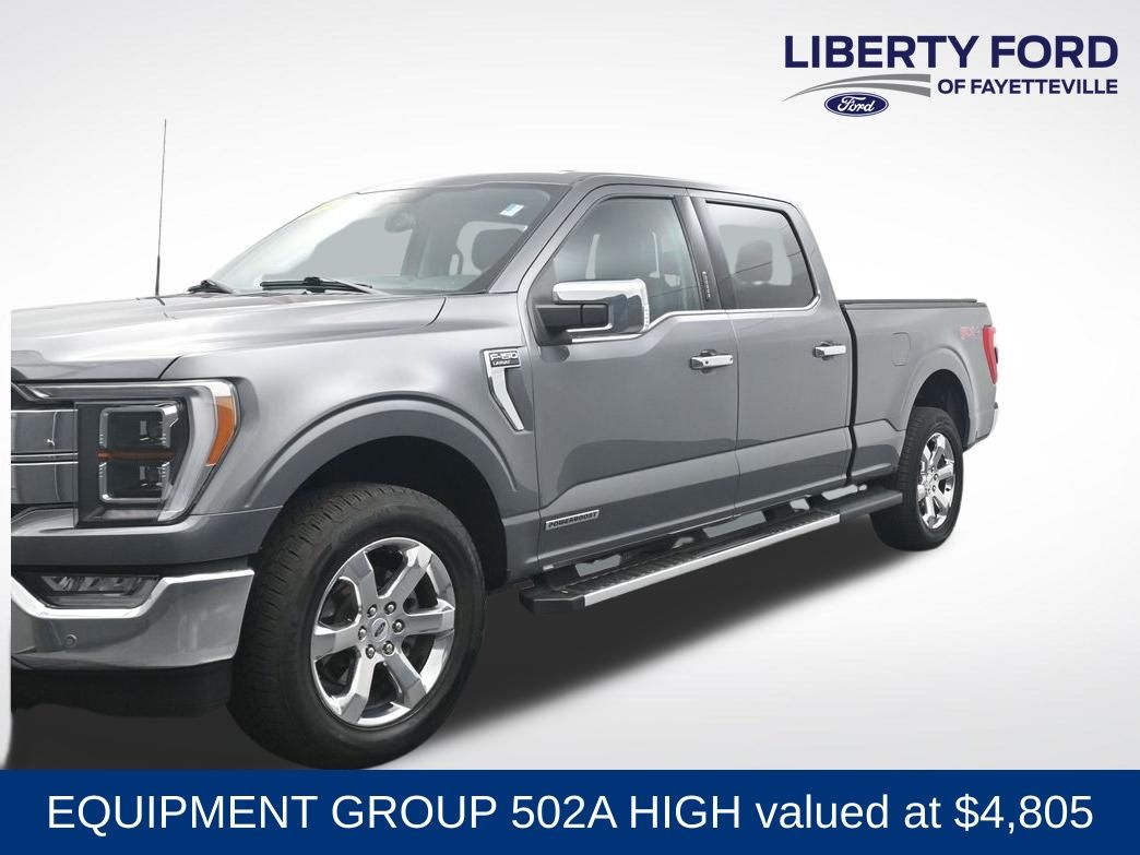 Gray Metallic 2023 Ford F-150 Pickup Truck Four-Wheel Drive Automatic