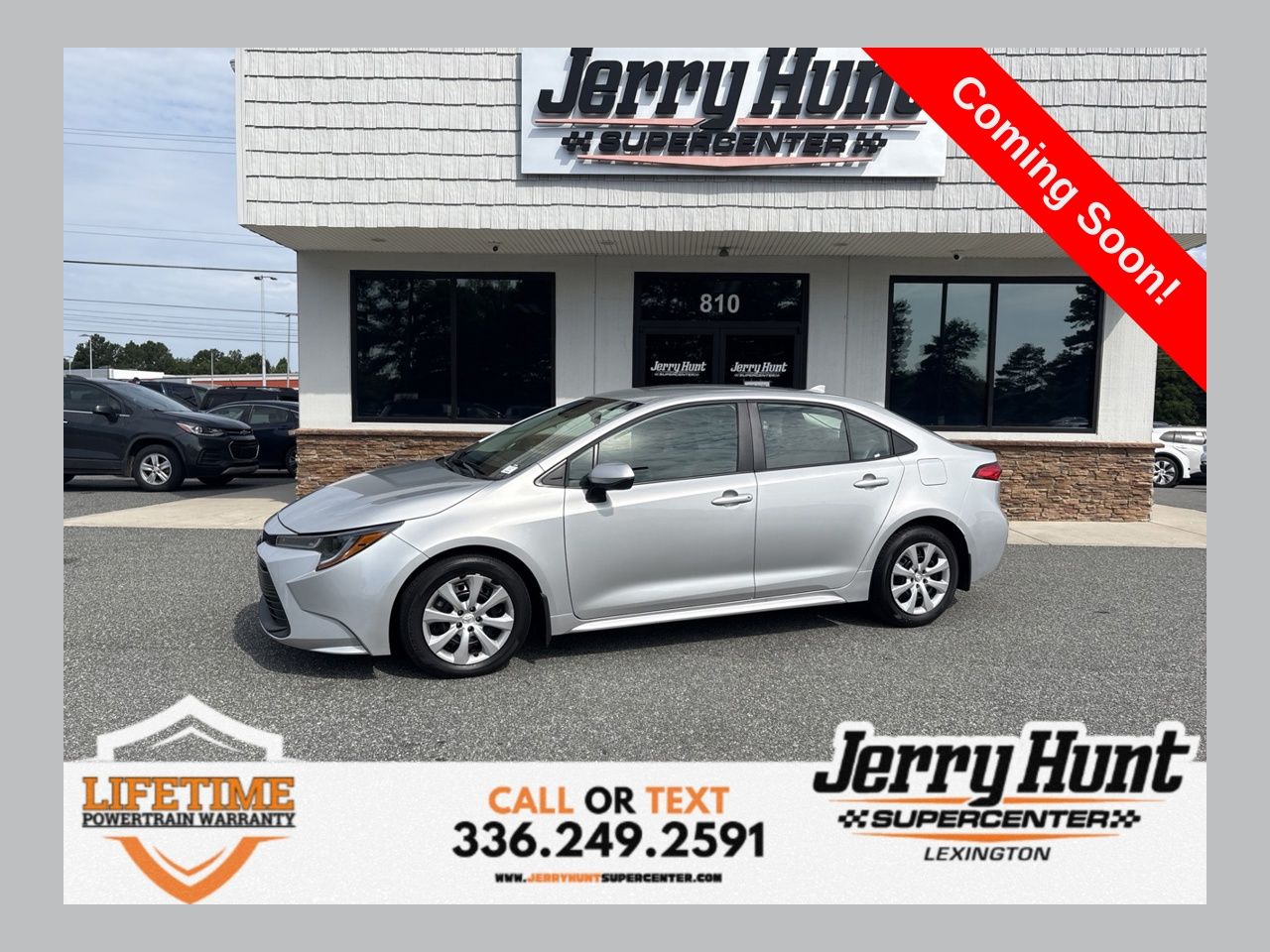 Classic Silver Metallic 2025 Toyota Corolla Sedan Front-Wheel Drive Continuously Variable Transmission