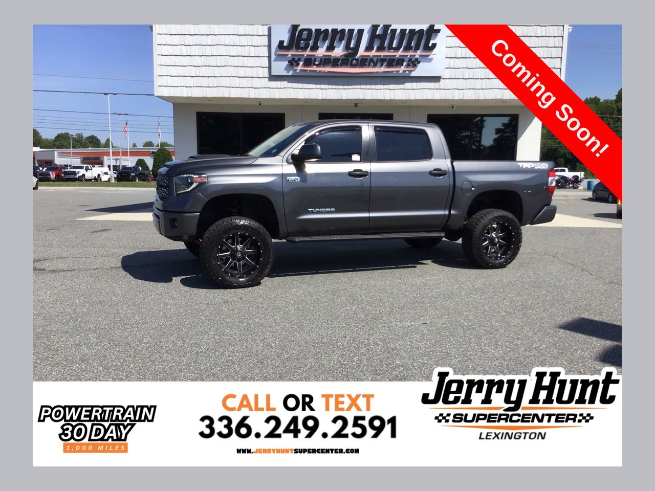 Magnetic Gray Metallic 2019 Toyota Tundra Pickup Truck Four-Wheel Drive 6-Speed Automatic