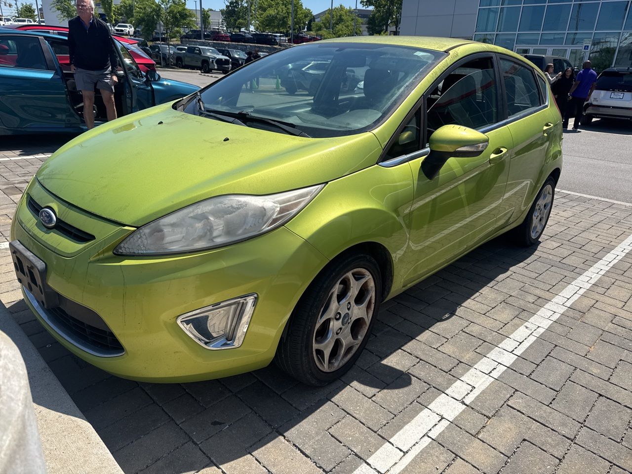 Green (Lime Squeeze Metallic) 2011 Ford Fiesta SES Hatchback Hatchback Front-Wheel Drive 6-Speed Automatic