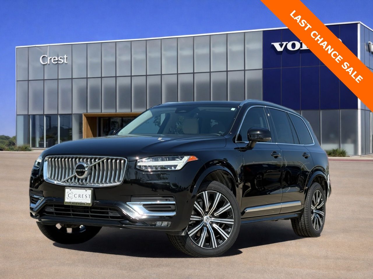 Onyx Black Metallic 2023 Volvo XC90 B6 Plus Bright Theme 7-Passenger AWD SUV / Crossover All-Wheel Drive Automatic