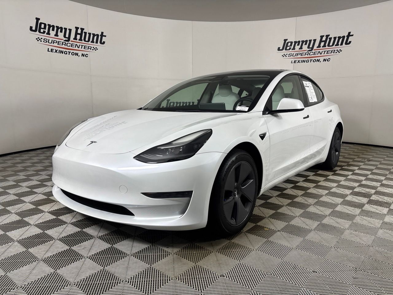 White 2023 Tesla Model 3 Sedan Rear-Wheel Drive 1-Speed Automatic