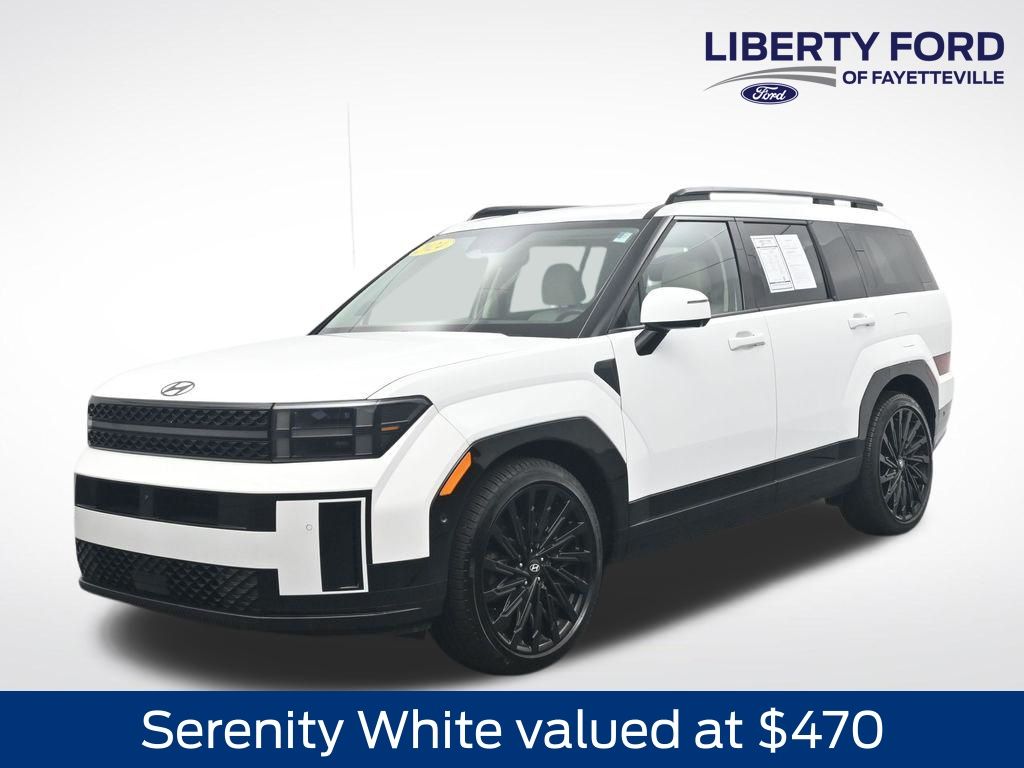 Serenity White 2024 Hyundai Santa Fe SUV / Crossover Front-Wheel Drive Automatic
