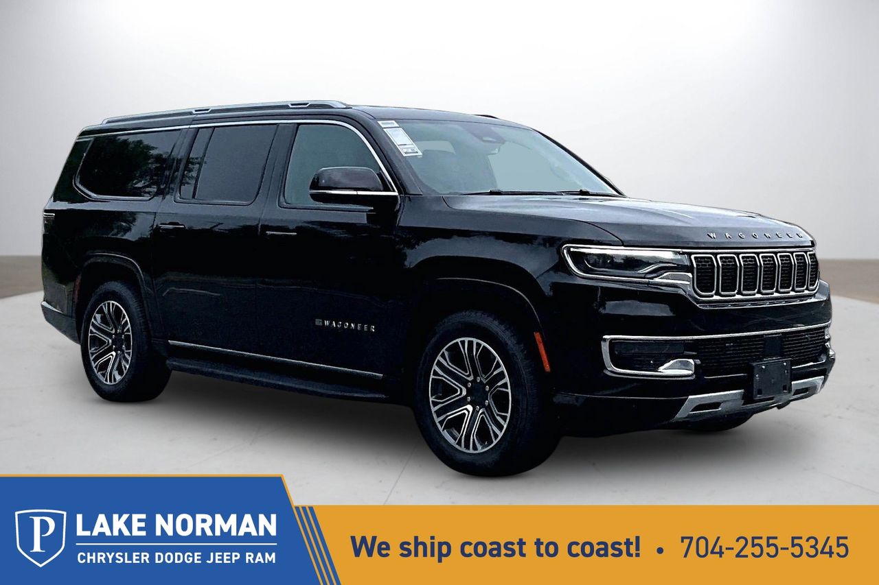 Diamond Black Crystal Pearlcoat 2024 Jeep Wagoneer L SUV / Crossover Four-Wheel Drive 8-Speed Automatic